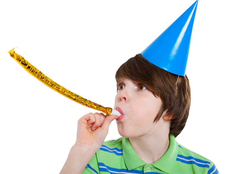 birthday boy in hat